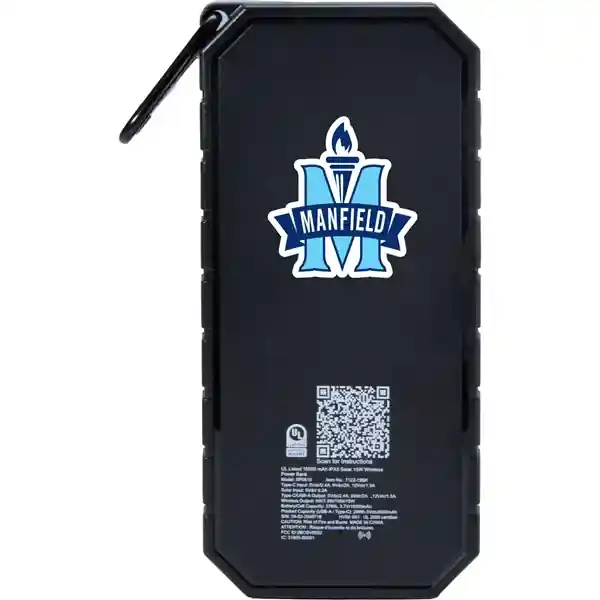 UL Listed 10,000 mAh IPX5 Solar 15W Wireless Power Bank